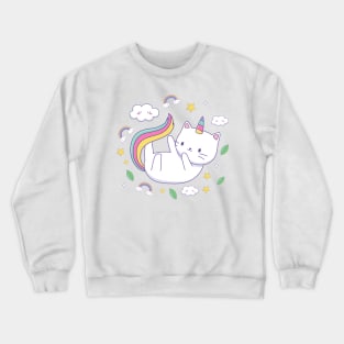 Cat Unicorn Crewneck Sweatshirt